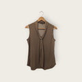 Sleeveless Necktie Blouse — Adrianna Papell