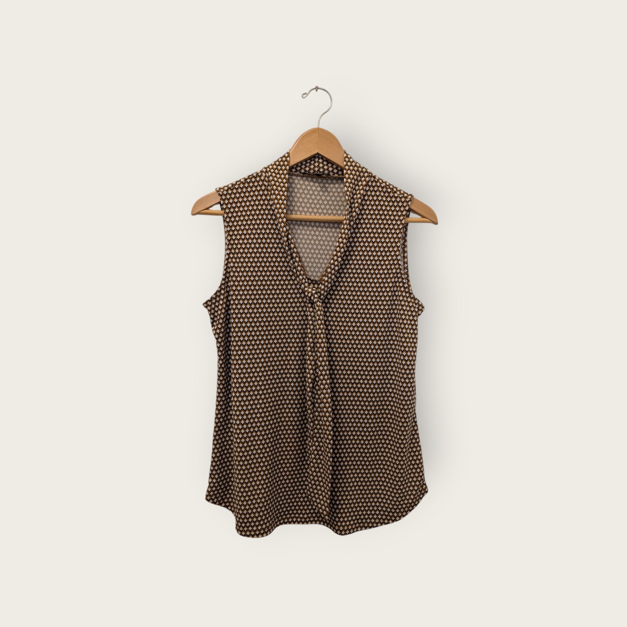 Sleeveless Necktie Blouse — Adrianna Papell