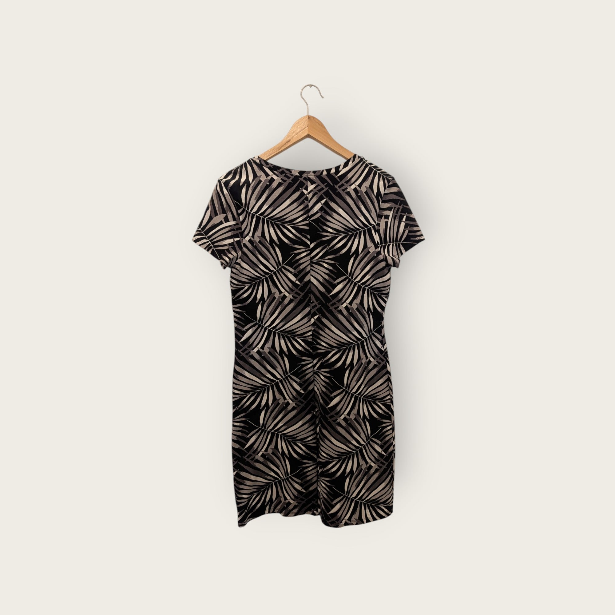 Old Navy Jungle Leaf Cotton T-Shirt Dress