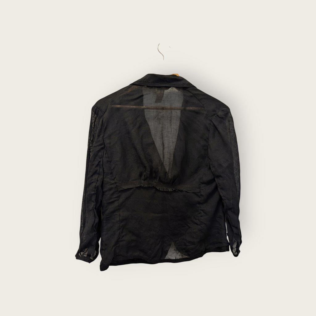 Max Studio Black Linen Jacket