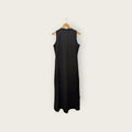 MiuMax Black Fully Lined Sleeveless Maxi Dress