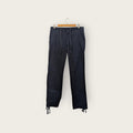 TNT Streetwear Navy Cotton-Linen Drawstring Pants